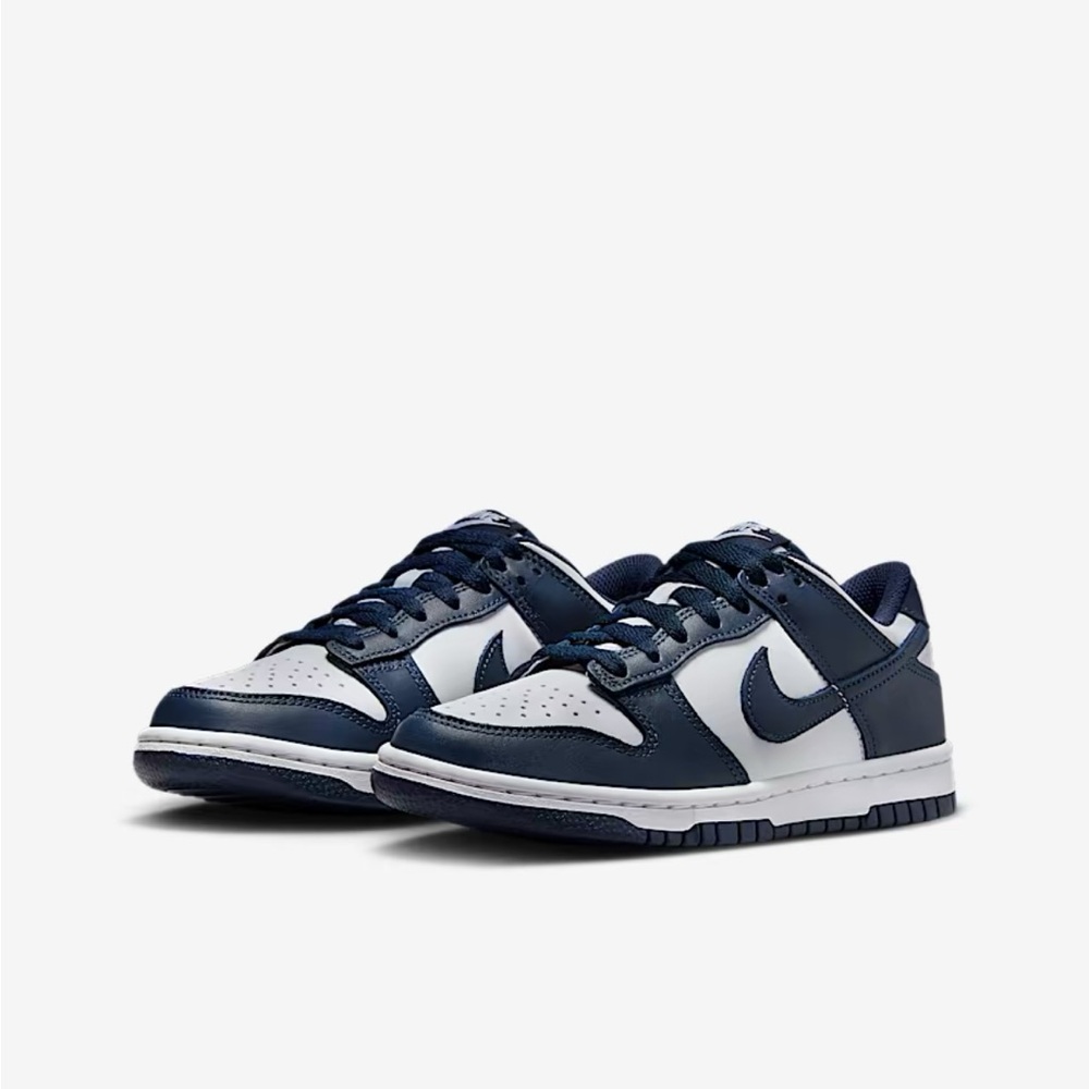 NEW Nike Dunk Low White/Midnight Navy